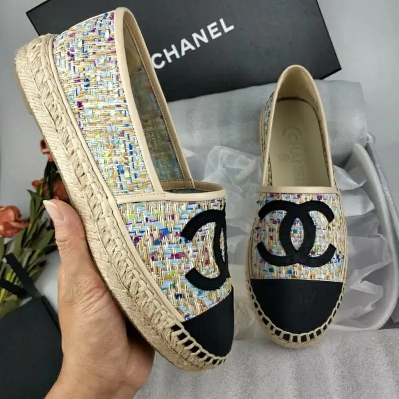 chanel flat chaussures pour femme s_12323203